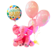 Ελέφαντας ροζ με μπαλόνια
